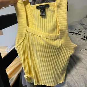 Super cute yellow crop top